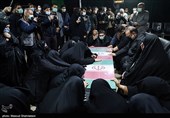 وداع با پیکر شهید مدافع حرم امیرعلی محمدیان