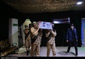وداع با پیکر شهید مدافع حرم امیرعلی محمدیان
