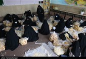 تهیه و آماده سازی  غذا برای موکب های کمپین جهانی" زینب خواهر عشق" در سالروز رحلت حضرت زینب سلام الله علیها 