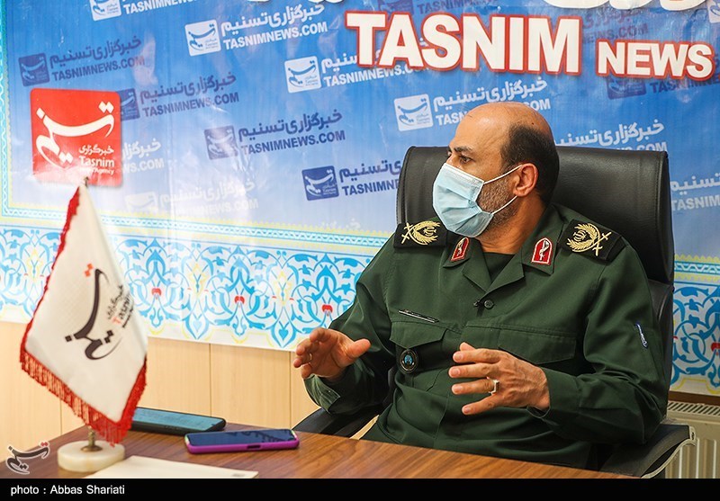 حضور فرمانده سپاه استان البرز در دفتر خبرگزاری تسنیم کرج