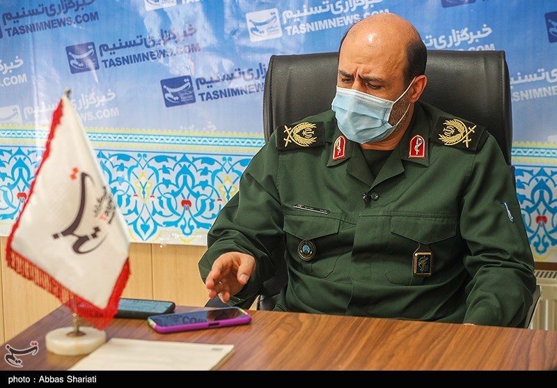 حضور فرمانده سپاه استان البرز در دفتر خبرگزاری تسنیم کرج