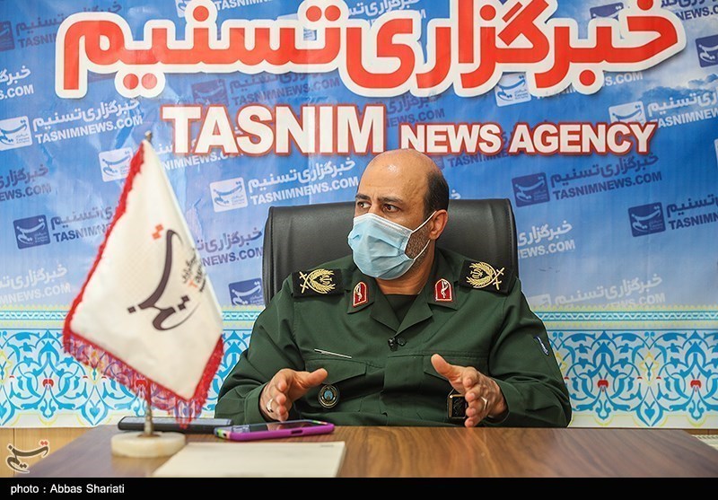 حضور فرمانده سپاه استان البرز در دفتر خبرگزاری تسنیم کرج