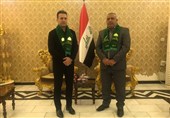رئیس فدراسیون جودو با استقبال همتای عراقی وارد نجف شد
