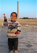 جشن نوروزی کودکان کار در کوره های آجرپزی