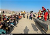 جشن نوروزی کودکان کار در کوره های آجرپزی