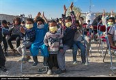 جشن نوروزی کودکان کار در کوره های آجرپزی