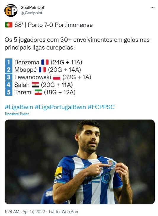 مهدی طارمی , لژیونرهای فوتبال ایران , تیم فوتبال پورتو پرتغال ,