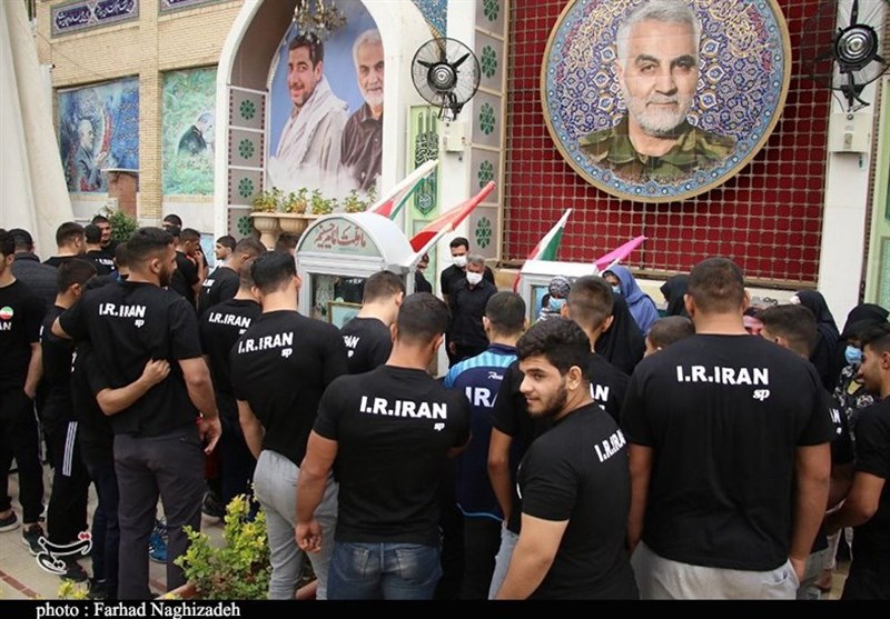 استان کرمان , شهید , شهید سپهبد قاسم سلیمانی , تیم ملی کشتی آزاد ایران , کشتی ایران , کشتی آزاد ایران , 