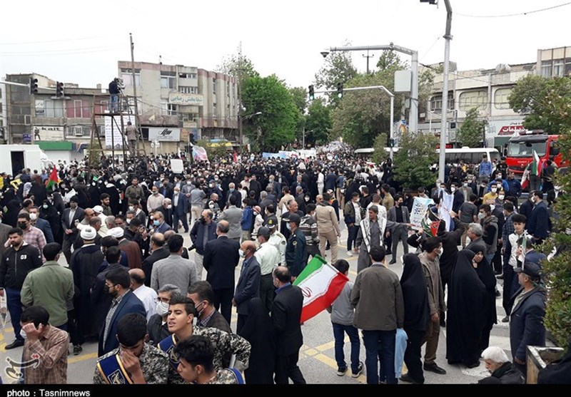 راهپیمایی روز قدس , استانداری کرمانشاه ,