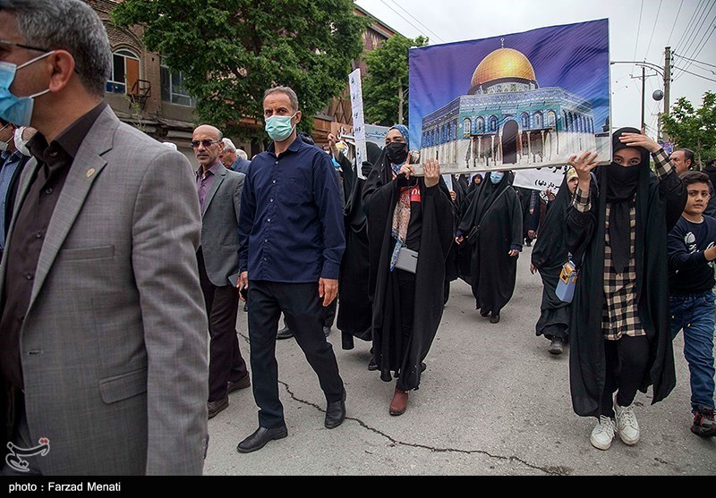 راهپیمایی روز قدس , استانداری کرمانشاه ,
