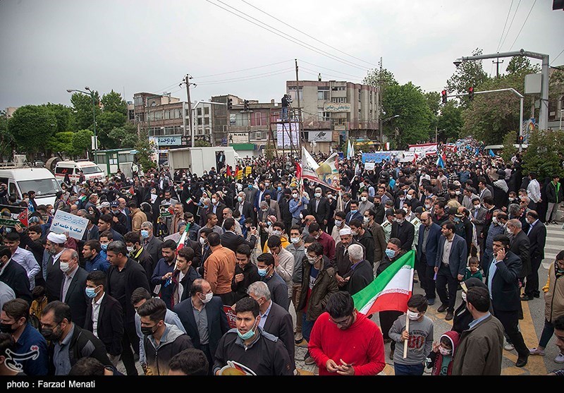 راهپیمایی روز قدس , استانداری کرمانشاه ,