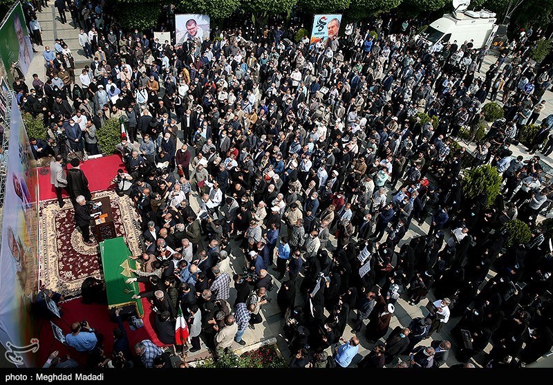 مراسم تشییع نادر طالب زاده