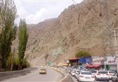 ترافیک نیمه سنگین در جاده چالوس و 2 محور پرتردد کشور