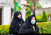 آیین تشییع  پیکر شهید گمنام در مازندارن