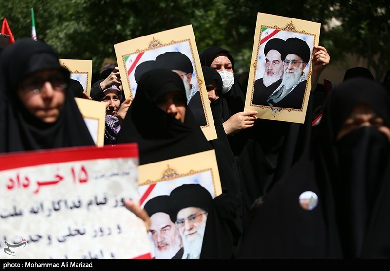 راهپیمایی سالروز 15 خرداد در قم