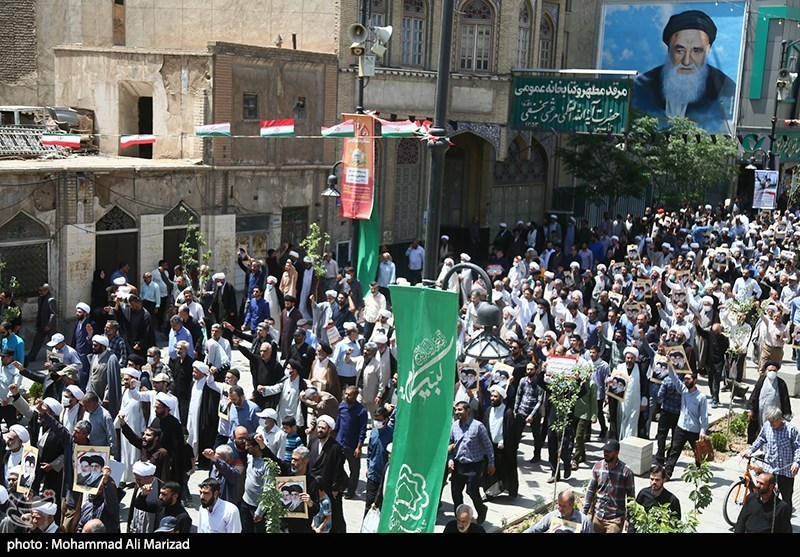راهپیمایی سالروز 15 خرداد در قم