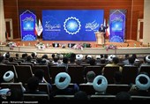 محمد باقر قالیباف رئیس مجلس شورای اسلامی در سومین اجلاس بین المللی فعالان مهدوی