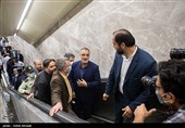 آیین بهره برداری از ایستگاه مترو شهدای 17 شهریور