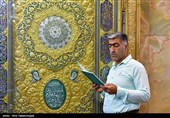حال و هوای کربلا در شام میلاد امام رضا (ع) 