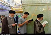 حال و هوای کربلا در شام میلاد امام رضا (ع) 