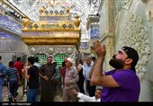 حال و هوای کربلا در شام میلاد امام رضا (ع) 