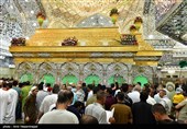حال و هوای کربلا در شام میلاد امام رضا (ع) 