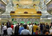 حال و هوای کربلا در شام میلاد امام رضا (ع) 