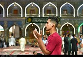حال و هوای کربلا در شام میلاد امام رضا (ع) 
