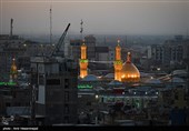 حال و هوای کربلا در شام میلاد امام رضا (ع) 