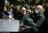  سرلشکر حسین سلامی فرمانده‌کل سپاه پاسداران انقلاب اسلامی در اولین همایش سراسری آماد و پشتیبانی دفاعی در گام دوم انقلاب