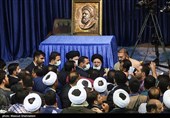  سید ابراهیم رئیسی رئیس‌جمهور در  اجتماع مردمی هسته‌های جهاد و پیشرفت 