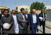 آئین افتتاح واحد بخار نیروگاه سیکل ترکیبی چابهار  با حضور  سید پرویز فتاح رئیس بنیاد مستضعفان