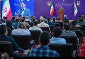  سخنرانی سید پرویز فتاح رئیس بنیاد مستضعفان در آئین افتتاح واحد بخار نیروگاه سیکل ترکیبی چابهار
