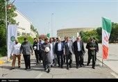 آئین افتتاح واحد بخار نیروگاه سیکل ترکیبی چابهار  با حضور  سید پرویز فتاح رئیس بنیاد مستضعفان