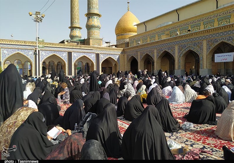 دعای عرفه , غبار روبی حرم حضرت عبدالعظیم حسنی (ع) , عبدالعظیم حسنی , 