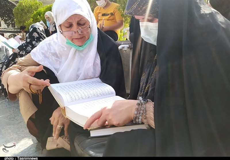 دعای عرفه , غبار روبی حرم حضرت عبدالعظیم حسنی (ع) , عبدالعظیم حسنی , 