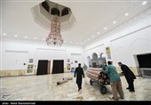 مراسم غبارروبی حرم مطهر حضرت عبدالعظیم حسنی (ع)