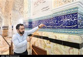 مراسم غبارروبی حرم مطهر حضرت عبدالعظیم حسنی (ع)