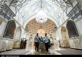 مراسم غبارروبی حرم مطهر حضرت عبدالعظیم حسنی (ع)