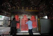 مراسم غبارروبی حرم مطهر حضرت عبدالعظیم حسنی (ع)