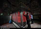 مراسم غبارروبی حرم مطهر حضرت عبدالعظیم حسنی (ع)