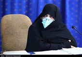 کبری خزعلی رئیس شورای فرهنگی اجتماعی زنان و خانواده در جلسه شورای عالی انقلاب فرهنگی
