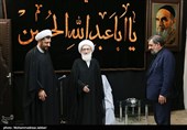 دیدار  محسن رضایی  معاون اقتصادی رئیس جمهور با  آیت‌الله نوری همدانی مرجع تقلید شیعیان