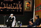 دیدار  محسن رضایی  معاون اقتصادی رئیس جمهور با  آیت‌الله نوری همدانی مرجع تقلید شیعیان