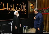 دیدار  محسن رضایی  معاون اقتصادی رئیس جمهور با  آیت‌الله نوری همدانی مرجع تقلید شیعیان