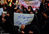 اجتماع بزرگ "امت رسول‌الله" در سمنان/ خروش ‌مردم ‌علیه آشوبگران