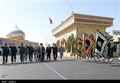 حضور رهبر معظم انقلاب در مراسم دانش‌آموختگی دانشگاه‌های افسری نیروهای مسلح