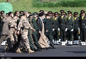 حضور رهبر معظم انقلاب در مراسم دانش‌آموختگی دانشگاه‌های افسری نیروهای مسلح