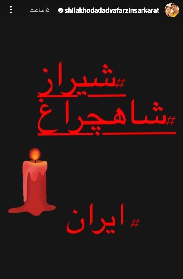 فرهنگ و هنر , بازیگران , حمله تروریستی به شاهچراغ شیراز , آرتین سرایداران , 