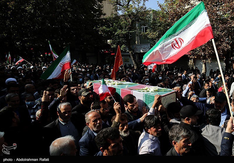 تشییع پیکر شهید احسان مرادی